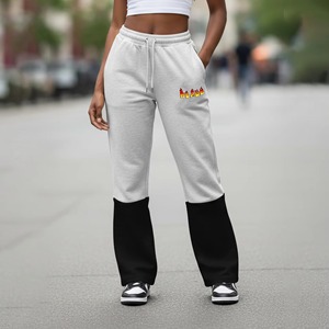 Pantalon de survêtement unisexe décontracté pour hommes et femmes, en coton 100% délavé à l'acide, idéal pour le fitness et l'entraînement au basketball - Product Image 3