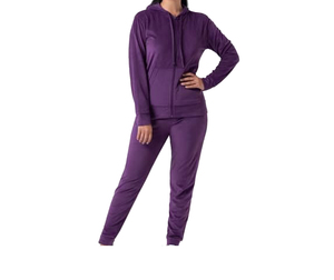Conjunto Deportivo Casual de Dos Piezas para Mujer, con Capucha, 100% Algodón, de Secado Rápido, Estampado Invernal, Nueva Colección 2026, Calidad Premium - Product Image 4