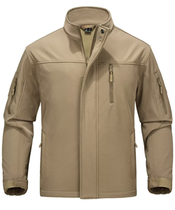 Chaqueta de Invierno para Hombre, Estilo Bomber, Profesional, para Actividades al Aire Libre, Moderna, de Softshell, Deportiva, Delgada, con Cuello Alto, Cálida y Transpirable - Product Image 1