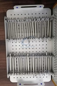 Kit de 50 instruments pour l'extraction de vis cassées, ensemble complet d'outils chirurgicaux orthopédiques pour la colonne vertébrale, en acier inoxydable, manuel, réutilisable, CE ISO - Product Image 2