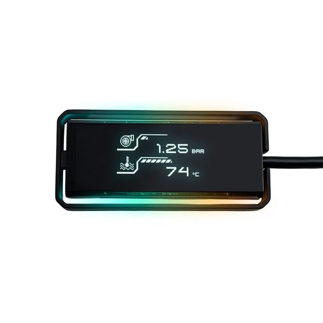 OBD2 Car Speed Rpm Water Temp Oil Temp Meter Gauge 12v Monitor