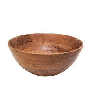 Grands bols de service en bois poli, utilisation générale, vaisselle de cuisine, bols à nourriture en bois, artisanat, bols à vaisselle en bois - Product Image 1