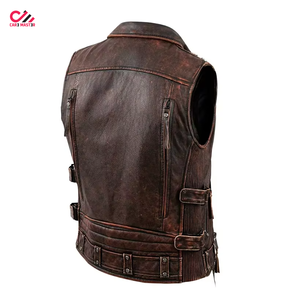 Gilet en cuir respirant et chaud pour homme, imperméable, séchage rapide, haute qualité, service OEM, vêtement d'extérieur personnalisé, faible MOQ, décontracté - Product Image 3