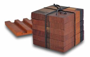 Natural Wooden Coasters Set for Cups Mugs Glasses and Bottles Reusable <b>Table</b> <b>Protectors</b> for Dining <b>Table</b> Coffee <b>Table</b> Office - Product Image 4