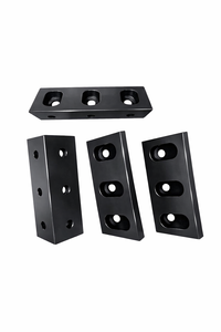 Connecteur d'angle droit en aluminium Alu 40 120 pour profilé en T, connecteur triangulaire à 90 degrés, support d'angle renforcé 40120 - Product Image 4