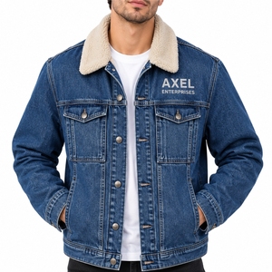 Chaqueta de Mezclilla Personalizada para Hombre, Ropa Casual de Calle, para Viajes al Aire Libre, Moda Diaria, Ropa al por Mayor, Fabricante OEM, Chaqueta para Hombre - Product Image 2