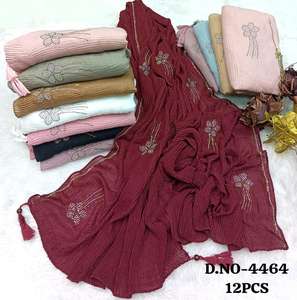 Chal de satén de seda de lujo Madam Pivot con estampado floral, mezcla de poliéster, adornos de cristal, ligero, transpirable, para la noche, surtido - Product Image 2