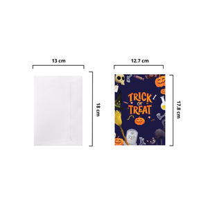Carte de vœux d'Halloween personnalisée en 3D avec enveloppe, carte de vœux faite à la main, carte d'événement faite à la main, thème Père Noël - Product Image 2