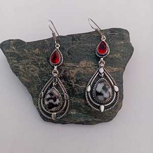 Pendentif en argent sterling 925 plaqué or 18 carats avec garnet jaspe buffle serti clos, fait main, cadeau pour femme, anniversaire - Product Image 6