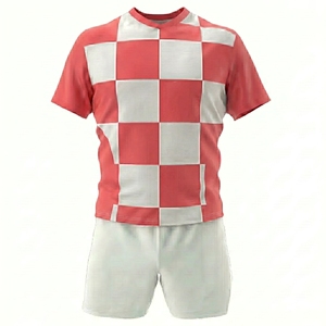 Uniforme de Rugby Deportivo, Tela Suave y Ligera, Transpirable, Costuras Resistentes, Ajuste Cómodo, 100% Poliéster, Conjunto de Uniforme de Rugby - Product Image 1