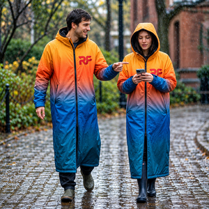Wholesale Custom Logo Swim Parka Surfing <b>Poncho</b> Sustainable <b>Waterproof</b> Windproof Beach Fleece Robe Quick Dry All Season - Product Image 2