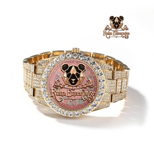 Reloj de Pulsera Elegante con Diamantes de Moissanita de Primera Calidad, con Detalles de Piedras Brillantes para Uso Diario y Ocasiones Especiales - Product Image 2