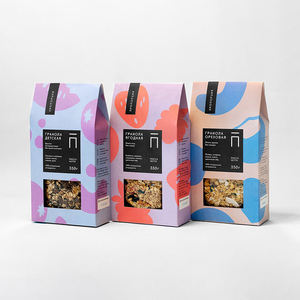 Boîte <span class=keywords><strong>d</strong></span>'emballage en papier de noix sèches personnalisée écologique pour boulangerie sushi gâteau pâtisserie café cookie avoine brownie mat stratification - Product Image 2