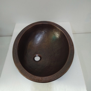 Herramienta de Limpieza para Fregadero Ovalado de Cobre, Acabado Antiguo Oscuro, Limpiador de Fregadero de Cobre Hecho a Mano, Accesorio de Limpieza para Cocina - Product Image 2