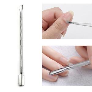 เครื่องมือดันหนังกำพร้าสแตนเลสแบบสองด้านสำหรับดูแลเล็บมือ - Product Image 3