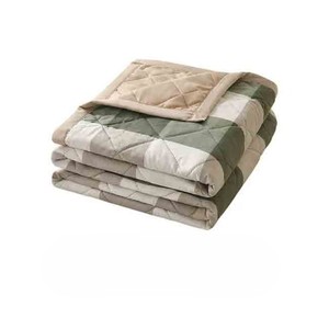 Solid Comforter Set 3 Piece Polyester Cotton <b>Quilt</b> <b>Bedding</b> Washable Home Use Modern Stitched Design - Product Image 2