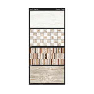 Carreaux de sol et de mur en céramique émaillée 300x600 mm pour salle de bain, cuisine, toilettes, collection Concept, gamme de carreaux résidentiels modernes - Product Image 1