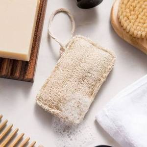 Wholesale Factory Direct Natural Loofah Kitchen Dish Scrubber Biodegradable <b>Sponge</b> Eco Cleaning Pad Bulk B2B Custom Logo - Product Image 3