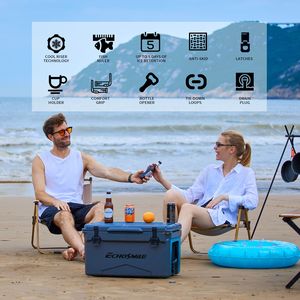 Nuovo prodotto refrigeratore all'avanguardia con isolamento grigio 35Qt - Product Image 6