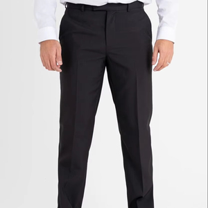 Pantalon décontracté taille haute pour femme, coupe slim, jambe droite, confortable, printemps-automne, avec technique respirante anti-plis - Product Image 1