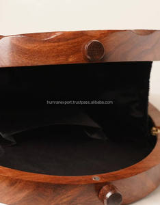 Wholesale Handcrafted Vintage Wooden Party <b>Bag</b> Purse Classic Casual Evening Clutch <b>for</b> <b>Weddings</b> Casual Elegant Style - Product Image 4