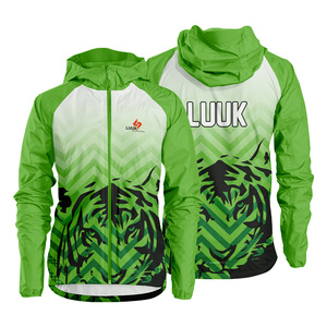 Professional Sublimated Nylon Coated Hooded Windbreaker <b>Jacket</b> Custom Outdoor Sports <b>Rain</b> <b>Jacket</b> with OEM ODM Service - Product Image 6