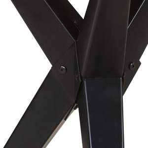 Table à manger en bois de manguier brut noir naturel avec structure en acier thermolaqué – Mobilier unique et élégant - Product Image 5