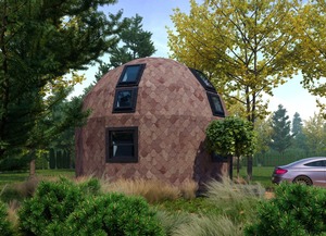 ชุดโครงสร้างโดมไม้สำเร็จรูป MOON HOUSE ขนาดเส้นผ่านศูนย์กลาง 20 ฟุต พร้อมจัดส่งฟรี - Product Image 3