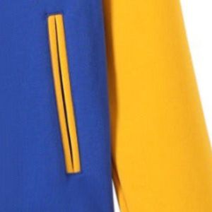 Chaqueta Varsity Personalizada de Algodón Sigma, Gruesa y Transpirable, con Bordado de Chenilla, Talla Grande para Adultos, Estilo Griego SGRho - Product Image 3