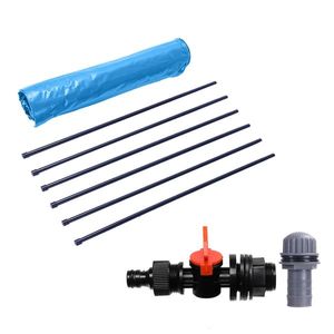 Serbatoio Pieghevole Blu da 50 Galloni in PVC per Raccolta Acqua Piovana, Piccolo Collettore d'Acqua per Giardino e Sistema di Irrigazione Agricola con Filtro a Rete - Product Image 2