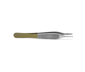 Pinzas Adson Marrones OEM de Acero Inoxidable, Instrumento para Agarrar Tejidos para Hospitales y Clínicas - Product Image 6