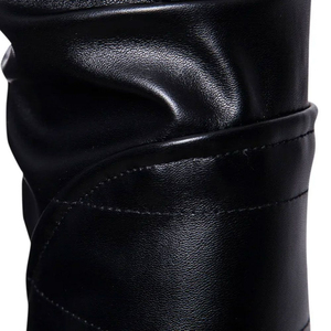 Veste en cuir de qualité au meilleur prix, veste en cuir sur mesure pour homme, mode fabriquée au Pakistan, veste en cuir PU noire pour homme, veste moto - Product Image 3