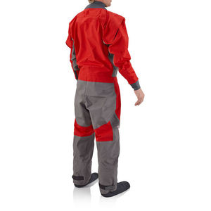 Men's Red Gray <b>Waterproof</b> <b>Work</b> Coverall Full Body Protection Uniform Polyester Material - Product Image 4