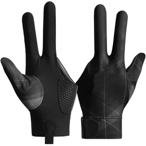 Guantes de Snooker con Diseño Moderno y Elegante, Impresos con Fibra de Carbono, Transpirables, de Spandex, con Palma Suave - Product Image 4