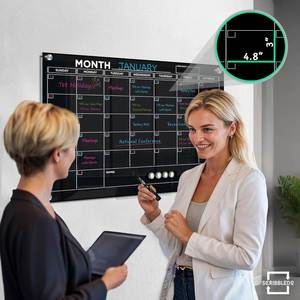 Strong Magnetic Lightweight Structure Message Acrylic Writing <b>Board</b> <b>for</b> Refrigerator Planning <b>Display</b> - Product Image 2