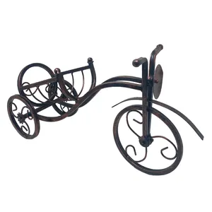Soporte para Botellas de Vino de Metal Hecho a Mano al por Mayor, Diseño Rústico Elegante, Capacidad de 5L, Soporte para Botellas para Bar en Casa, Alta Calidad - Product Image 1