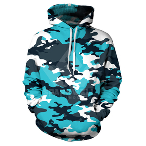 Sudadera con Capucha de Camuflaje para Hombre, Corte Regular, Tejido de Poliéster, Impresión Digital, Transpirable, Ropa Casual de Otoño - Product Image 6