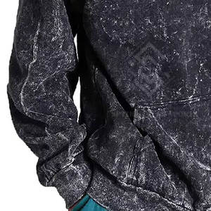 Nueva Llegada, Venta Caliente, Sudaderas con Capucha para Hombre, Diseño Sólido, Corte Holgado, Lavado Ácido, Tela de Felpa, Alta Calidad, Venta al Por Mayor - Product Image 5