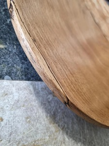 Assiette ronde en bois de mangue, finition naturelle, pour servir dans les restaurants et les hôtels - Product Image 3