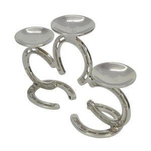 Handmade 3 Arms Horse <b>Shoe</b> Style Candle Jar Stand Event Supplies Table <b>Decorative</b> Candle Holder Hot Sell Latest Arrival - Product Image 6