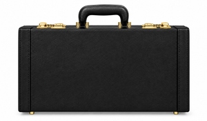 Étui rigide personnalisé pour tablier de Maître Maçon de Loge Bleue, mallette noire pour insignes avec nom de Loge, grade, année et emblème personnalisés - Product Image 4