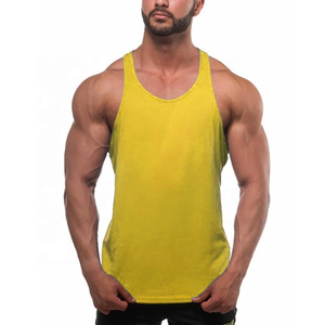Wholesale 100%cotton Custom logo <b>Gym</b> <b>Men</b> <b>Vest</b> Man Wear Outdoor tank Top Sleeveless Stringer 100%cotton Jersey Singlet Tops - Product Image 6