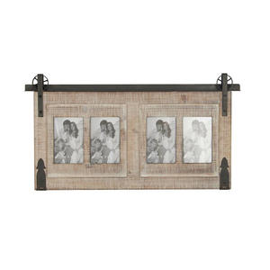 Cadre photo en bois de qualité supérieure pour l'exportation, avec grain de bois naturel, pour accrocher au mur et poser sur un bureau - Product Image 2