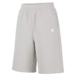 Conjunto de Sudadera Polo y Pantalones Cortos de Algodón para Hombre, Estilo Urbano, con Cuello Acanalado, Ropa Deportiva de Moda en Gris - Product Image 3