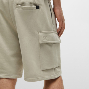 Shorts cargo beiges pour homme, décontractés, multi-poches, coupe ample, coton/polyester, respirants, séchage rapide, écologiques, été, extérieur - Product Image 5