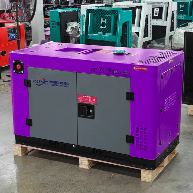 Industrial 15KW 20KW 30KW Silent Diesel Generator Remote/Electric Start 5KVA 10KVA 12KW 110V 220V Dual Cylinder Soundproof Power