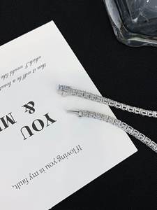 wholesale elegant 14k <b>gold</b> 6.30ct lab diamond bracelets customized wedding tennis bracelet chain for women luxury jewellery - Product Image 6
