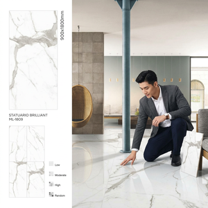 Carreaux en porcelaine émaillée Royal Onyx Verde 900x1800mm 12mm d'épaisseur, finition mate, antidérapants, résistants aux acides, pour murs et sols décoratifs - Product Image 3
