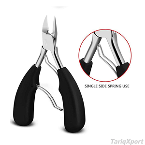 Nouvel arrivage : Coupe-ongles plat en acier inoxydable, lame tranchante, outil à ongles durable pour doigts d'adultes, style simple, couleur et logo personnalisables - Product Image 4