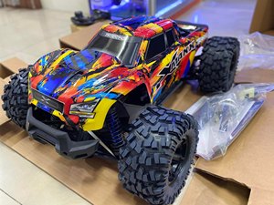 รถบรรทุกความเร็วสูงแบบไร้แปรงถ่าน NEW SALES ARRMAS 1/5 8S EXB AVC 4X4 RTR สีดำ - Product Image 6